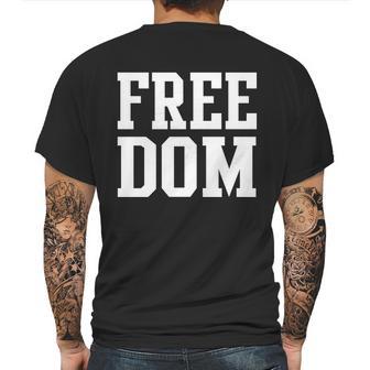 Freedom Logo Mens Back Print T-shirt | Favorety UK