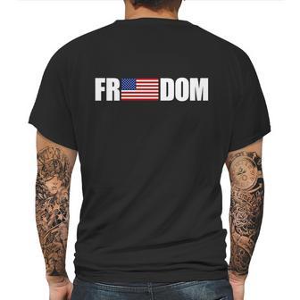 Freedom Simple Logo Mens Back Print T-shirt | Favorety AU