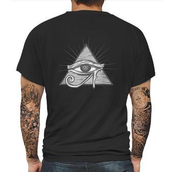 Freemason Mason Illuminati Circle Occult Conspiracy Gift Graphic Design Printed Casual Daily Basic Mens Back Print T-shirt | Favorety AU