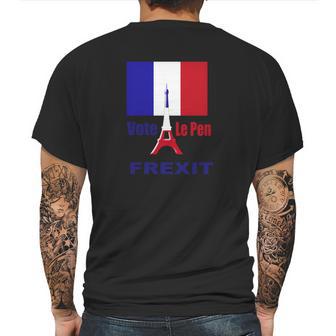 Frexit Le Pen Mens Back Print T-shirt | Favorety DE