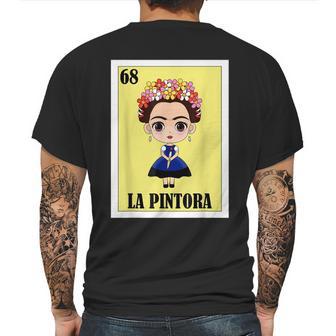 Frida Kahlo Funny Card Mens Back Print T-shirt | Favorety CA