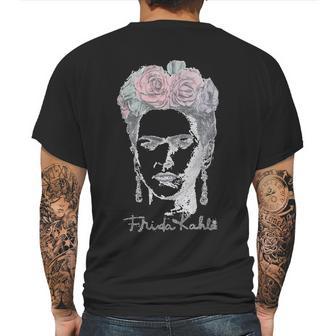 Frida Kahlo Portrait Mens Back Print T-shirt | Favorety