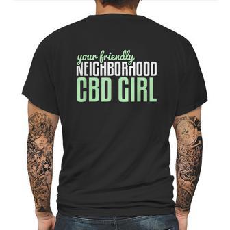 Your Friendly Neighborhood Cbd Girl Cbd Mens Back Print T-shirt | Favorety UK