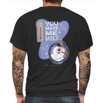 Frosty The Snowman Mens Back Print T-shirt | Favorety DE