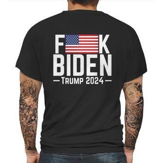 Fuck Biden American Flag Trump 2024 Shirt Mens Back Print T-shirt | Favorety UK