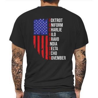 Fuck Biden Shirt Foxtrot Uniform Charlie Anti Joe Biden Mens Back Print T-shirt | Favorety