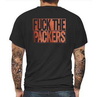 Fuk The Packers Funny Smack Talk Mens Back Print T-shirt | Favorety DE