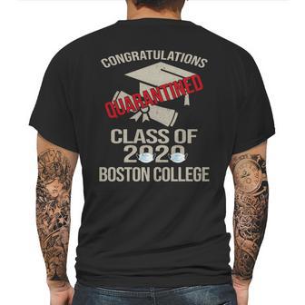 Funny 2020 Graduating Class Boston College University Retro Mens Back Print T-shirt | Favorety