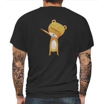 Funny Bear Dabbing Hip Hop Dance Mens Back Print T-shirt | Favorety DE