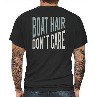 Funny Boating Pun Boater Water Humor Mens Back Print T-shirt | Favorety CA