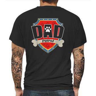 Funny Dad Patrol Mens Back Print T-shirt | Favorety UK