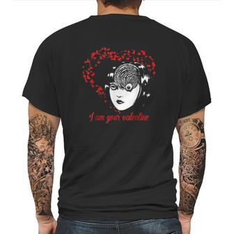 Funny Design Tomie I Am Your Valentine Love Junji Ito Manga Mens Back Print T-shirt | Favorety