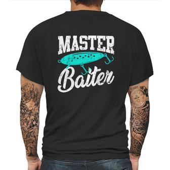 Funny Fishermen Gifts Adult Humor Fishing Tees Master Baiter Mens Back Print T-shirt | Favorety CA