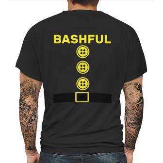 Funny Halloween Bashful Dwarf Halloween Costume Mens Back Print T-shirt | Favorety CA