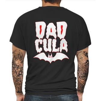 Funny Halloween Cute Halloween Dadcula Dracula Mens Back Print T-shirt | Favorety CA