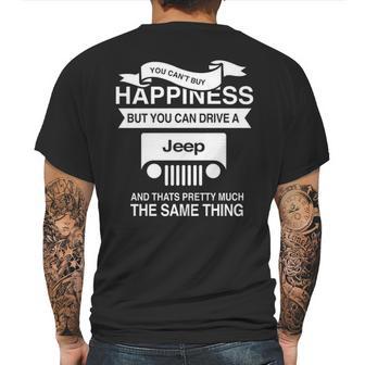 Funny Jeep S You Can Buy Happiness Mens Back Print T-shirt | Favorety AU