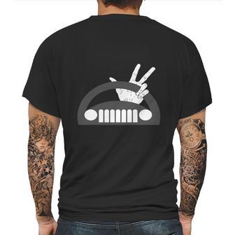 Funny The Jeep Wave Mens Back Print T-shirt | Favorety AU