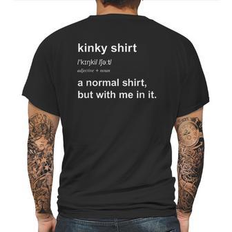 Funny Kinky Mens Back Print T-shirt | Favorety CA