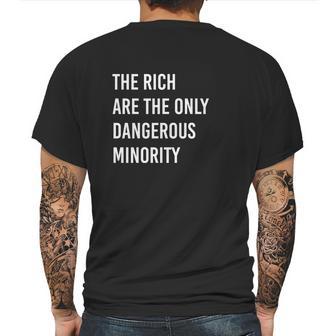 Funny Leftists Democratic Socialist Racial Justice Quote Mens Back Print T-shirt | Favorety DE