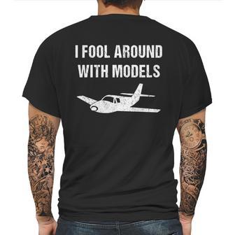 Funny Model Airplane For Model Plane Builder Mens Back Print T-shirt | Favorety UK