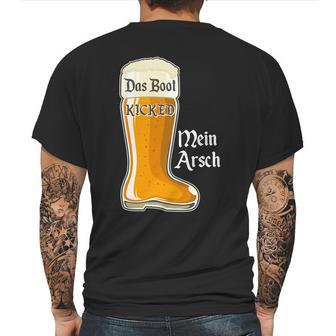 Funny Oktoberfest Das Boot Kicked Mein Arsch Mens Back Print T-shirt | Favorety CA