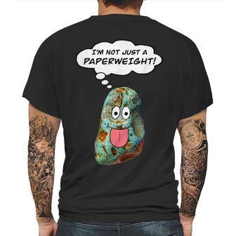 Funny Paperweight Rock Rockhound Geology Rockhounding Mens Back Print T-shirt | Favorety UK