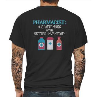 Funny Pharmacy School Graduation T-Shirt New Pharmacist Gift Mens Back Print T-shirt | Favorety AU