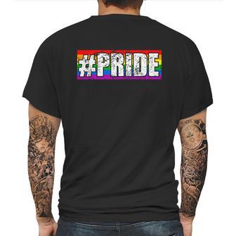 Funny Pride Gay Pride Logo Mens Back Print T-shirt | Favorety CA