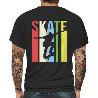 Funny Retro Skate Logo Mens Back Print T-shirt | Favorety UK