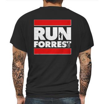 Funny Run Forrest Run Logo Mens Back Print T-shirt | Favorety