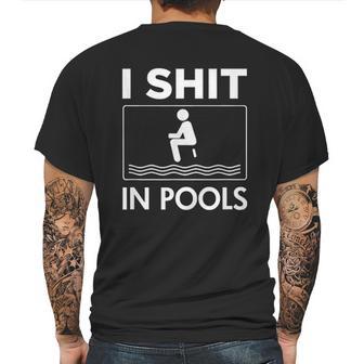 Funny I S Hit In Pools Offensive Swimming Swim Mens Back Print T-shirt | Favorety AU