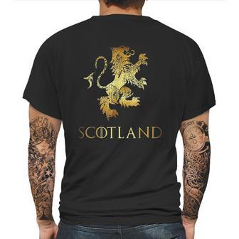 Funny Scotland Lion Rampant Scottish Kilts Mens Back Print T-shirt | Favorety AU