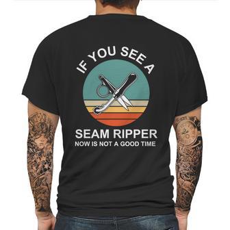 Funny Sew Seam Ripper Mens Back Print T-shirt | Favorety DE