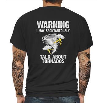 Funny Storm Tornado Chaser Gift Mens Back Print T-shirt | Favorety UK