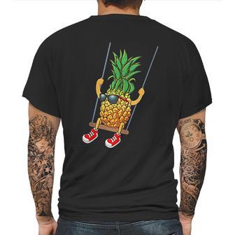 Funny Swinging Pineapple Mens Back Print T-shirt | Favorety UK