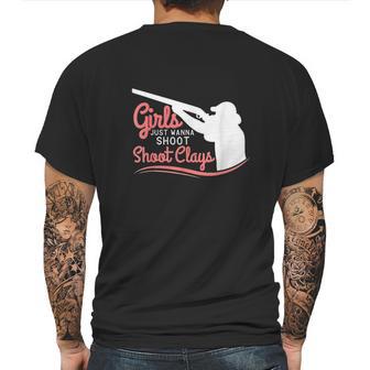 Funny Trap Skeet Shooting Mens Back Print T-shirt | Favorety DE