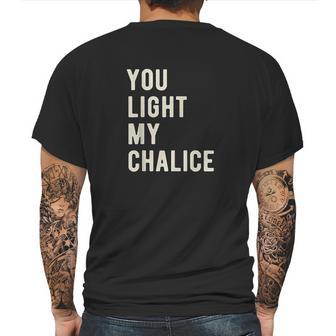 Funny Unitarian Universalist Chalice Gift Mens Back Print T-shirt | Favorety CA