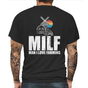 Funny Vintage Milf Man I Love Farming Mens Back Print T-shirt | Favorety AU