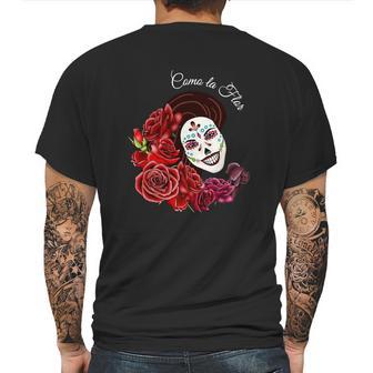 Funny Vintage Style Tshirt For Como La Flor - Selena Quintanilla Day Of The Dead Sugar Skull----Eeuhfbf Mens Back Print T-shirt | Favorety CA