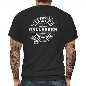 Gallagher Funny Surname Family Tree Reunion Gift Mens Back Print T-shirt | Favorety AU