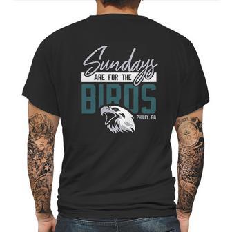 Game On Apparel Sundays Are For The Birds Philly Mens Back Print T-shirt | Favorety