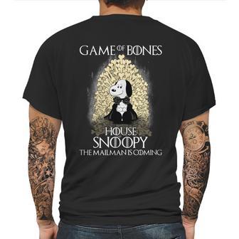 Game Of Bones Snoopy Tshirt Mens Back Print T-shirt | Favorety DE