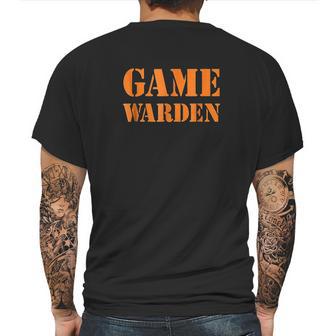 Game Warden Halloween Costume Mens Back Print T-shirt | Favorety AU