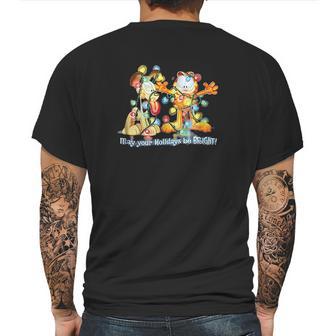 Garfield Bright Holidays Mens Back Print T-shirt | Favorety UK