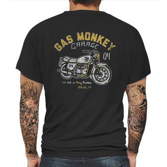 Gas Monkey Garage Sketched Hot Rod Mens Back Print T-shirt | Favorety AU