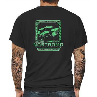 Geek Teez Uscss Nostromo Mens Back Print T-shirt | Favorety UK