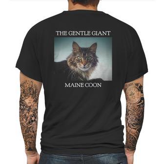 Gentle Giant Maine Coon Mens Back Print T-shirt | Favorety CA