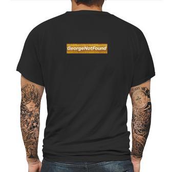 Georgenotfound Gold Embroidered Mens Back Print T-shirt | Favorety DE