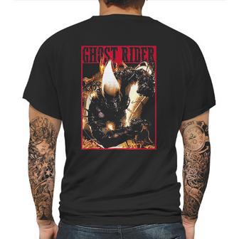 Ghost Rider Fury Graphic Mens Back Print T-shirt | Favorety UK