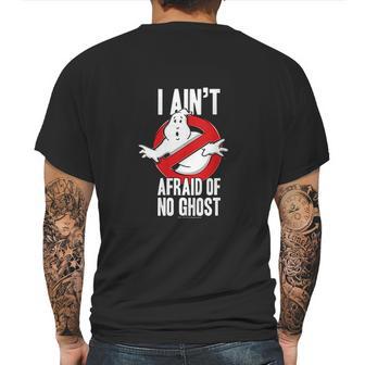 Ghostbusters I Aint Afraid Of No Ghost Mens Back Print T-shirt | Favorety